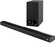 Polk Audio Signa S2 Ultra-Slim Universal TV Sound Bar with Wireless Subwoofer, Bluetooth Enabled Music Streaming, Black