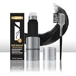 HAIOLORPRO Root Touch Up Black, Hair Mascara for Grey Hair, Water-Resistant hair root colour touch up for Women Root Cover Up, Beard Filler for Men, root hair concealer Cover Gray Stick,18g/0.64oz