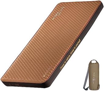 LOSTHORIZON Airsoft 4.5” Thick Self Inflating Sleeping Mat with Solid Foam, Camping Mattress with Pump Sack, Portable Roll Up Bed, Inflatable Outdoor Pad for Rooftop Tent Car Truck Van, 4 Season