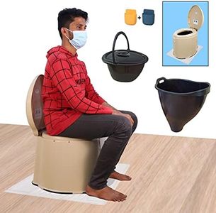 Oet - A+Quality Products European Standard Portable Western Toilet For Elders And Disabled People (Wt03) - Plastic