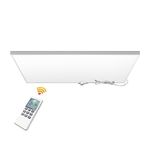 byecold Ceiling Infrared Heater with Remote Control, Built-in Thermostat Far Infrared Panel Energy Efficient, Overheat Protection, Waterproof Silent Heater Panel for Room - 660W