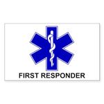 CafePress BSL FIRST RESPONDER Rectangle Bumper Sticker Car Decal