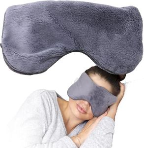 Heated Eye Mask for Dry Eyes Relief, Blepharitis Stye Eye Treatment - Sleep Mask, Dry Eye Therapy Mask, Sleeping Microwavable Moist Heat Pack, Heated Compress - Hot Weighted Warm Compress Heating Pad