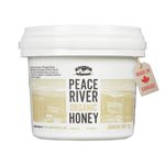 Peace River Organic Creamed Honey | 100% Pure, Canadian Raw Honey | Unpasteurized | Never Crystalizes | Preservative & Additive Free, Non-GMO | Smooth & Spreadable | Sustainably Sourced | 2kg Pail