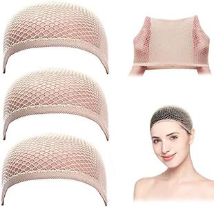 Dreamlover Mesh Wig Cap, Nude Wig Hair Caps for Women, 3 Pieces