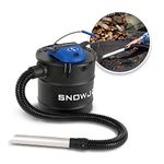 Snow Joe ASHJ201 4.8-Gallon 4-Amp Ash Vacuum w/Metal Storage Tank & Hose, Filters, Cord Organizer