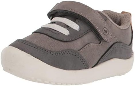 Stride Rite 360 Boys Nick Sneaker, Grey, 4 Toddler