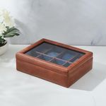 Home Centre Orion Faux Leather 8-Compartment Watch Box