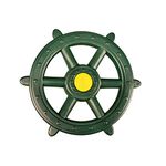 Gorilla Playsets 07-0015-G Large Ships Wheel with 18.5" Diameter Swing Set Accessory, Green