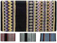 Tahoe Tack 34" x 38" Livia New Zealand Wool Western Show Saddle Blanket Pad