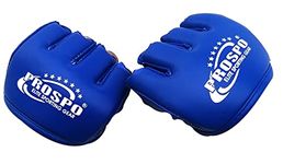 Prospo Knockout Knuckle Gloves, Knuckles for Boxing, Boxing Training Gloves, Speed Gloves, Gym Training Gloves, Sports Gloves, Punch Mitts, Padded Cut Finger Gloves - (Blue) One Size Fits All