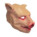 Bristol Novelty Pig Latex Mask, One Size