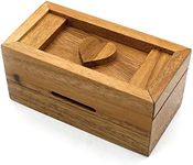 BSIRI Secret Heart Box- Secret Box Brain Teaser Wooden Puzzle Boxes with Hidden Compartments. Ideal Mystery Box, Money Box, Jewelry Box, 3D Puzzle Lock Box, Gift Card, and Money Puzzle Box