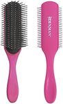 Denman Curly Hair Brush D4 (Pink, S