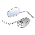 SLMOTO Chrome Rearview Mirrors fit 