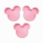 MICKEY Mouse Cake ， 3-Pack Pink Sil