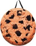 jojofuny Adult Cookie Costume Chocolate Chip Cookie Costume Womens Cookie Costume Fast Food Costume for Adults Women Men Cosplay Party One Size