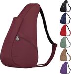 AmeriBag Classic Healthy Back Bag tote Microfiber Small (Cabernet)