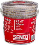 SENCO FASTENING SYSTEMS 08F200Y Senco Duraspin# 8 by 2" Subfloor Collated Screw (1, 000per Box)