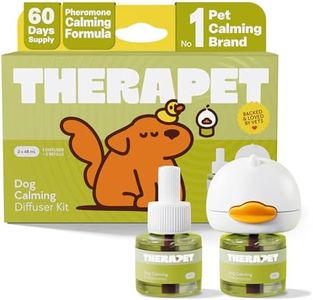 Therapet MD Dog Calming Diffuser - Pheromone Diffuser for Dogs Indoor Behavior Support, Anxiety Aid, 60 Day Long Lasting Refill Kit, Natural Formula