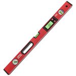 VENEKETY Digital Spirit Level 600mm (24 Inch) with LCD Smart Display | Magnetic Aluminum Torpedo Level | Inclinometer Angle Gauge Protractor | Horizontal & Vertical Bubble Vials for Accurate Levelling