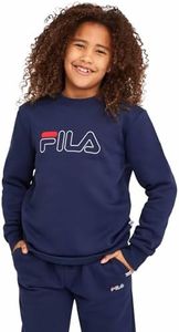 FILA Unisex Kid's Classic 2.0 Crew Sweatshirt, New Navy, Size 14