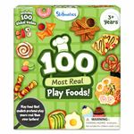 Skillmatics Pretend Play Playset - 100 Most Real Play Foods for Child's Play, Back-to-School Kitchen Accessories, Play Kitchen Toys, Gifts for Boys, Girls, Kids & Toddlers Ages 3 and up