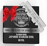 100x Single Edge Razor Blades - Japanese Stainless Steel - Barber Razor Blades By Shaving Revolution