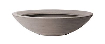 Stewart 5110047 Low Varese Bowl - Dark Brown,Dark Brown, 60x60x15 cm