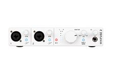 Arturia - MiniFuse 2 - Compact USB Audio & MIDI Interface with Creative Software for Recording, Production, Podcasting, Guitar - White