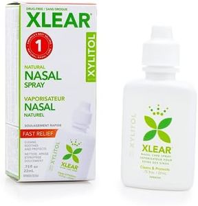 Xlear Nasal Spray, Natural Saline Nasal Spray with Xylitol, Nose Moisturizer for Kids and Adults, 22 ml (Pack of 1)