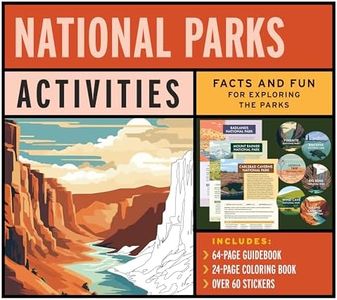 National Parks Activities Kit: Facts and Fun for Exploring the Parks - Includes: 64-page Guidebook, 24-page Coloring Book, over 60 Stickers