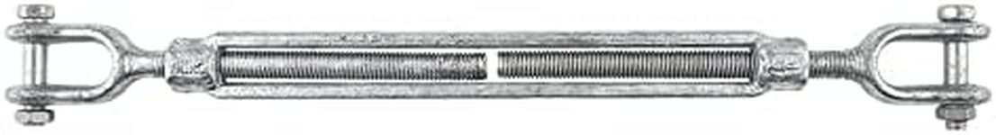 Stanley National Hardware 3276BC 1/2" x 9" Galvanized Jaw/Jaw Turnbuckle