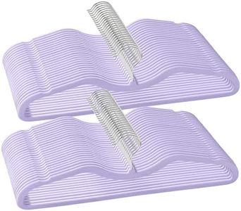 Velvet Short Neck Hangers - Heavy-Duty, Non-Slip Felt Surface, Space-Saving Design with Anti-Slip Grooves & Shoulder Shape, 360° Rotating Hooks, Durable for Coats, Shirt& Dresses