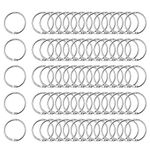 120 pcs Loose Leaf Binder Rings, 20mm/0.78 Inch Small Book Binder Rings Silver Loose Leaf Rings for Office, Home,School, Index Cards, Notebook