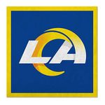 Los Angeles Rams 35ââ‚¬Â Felt Wall Banner ââ‚¬â€œ Rico Industries Premium NFL Football Flag with Command Strips to Hang - USA Made ââ‚¬â€œ Show Team Spirit with Sports Fan DÃƒ©cor in the Man Cave, Game Room, Dorm