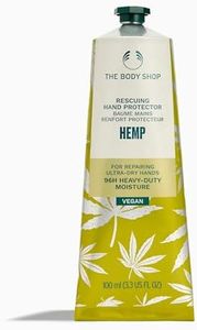 The Body Shop Hemp Hand Protector 100ml, Hard-Working Hand Cream for Very Dry, Cracked Hands, Non-Greasy 96-Hour Moisture with Community Fair Trade Hemp Seed Oil, Fast-Absorbing for Working Hands