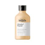 L'Oréal Professionnel Absolut Repair Shampoo for Dry & Damaged Hair - 300ml | Professional shampoo for Strengthening and Repairing Hair, With Wheat Protein, For Men & Women