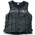 (5 lbs Medium) - Hyperwear Hyper Vest FIT Adjustable Weighted Vest Women 2.3kg or 2.3kg Running Walking Workouts Metallic Black Reflective Thin 2.3kg Weights Designed Comfortable Female Fit