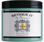 Renaissance Chalk Finish Paint - Robin's Egg 1 Pint (16oz) - Chalk Furniture & Cabinet Paint - Non Toxic, Eco-Friendly, Superior Coverage