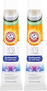 ARM & Hammer Fresh Spectrum Coconut Mint Dog Toothpaste, 55g, Best Dental Care for Dogs, Dog Enzyme Toothpaste with Coconut Oil, Removes Plaque & Tartar, Freshens Breath, Easy to Use Pet Oral Hygiene