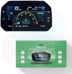 Mogico Motorcycle Accessories Nano Glass Dashboard Screen Protector Kit for BMW R1300GS Adventure 2024-2025 / R1250 R/RS 2019+ / R1250GS 2018-2023 / R1200GS 2017+ (1 x Ultra Clear & 1 x Anti Glare)
