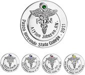 Custom Medical Caduceus Nursing Pin