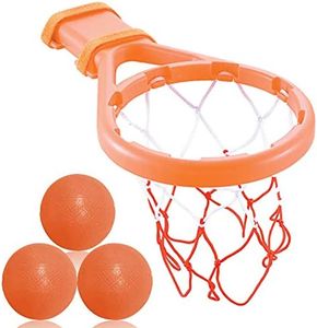 3 Bees & Me Bath Toy Basketball Hoop & Balls Set for Boys and Girls - Kid & Toddler Bath Toys Gift