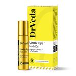 Dr. Veda Under Eye Roll-On for Dark Circles Removal, Puffiness & Fine Lines | Under Eye Cream with Cooling, Brightening & Hydrating Formula | Anti-Wrinkle | For Men & Women | 10 ml