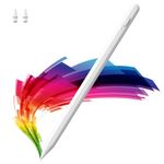 Ipad Pencil for iPad with Fast Charging, iPad Pen Compatible with Apple iPad Pro (2018-2024), iPad Pro/iPad/iPad Mini/iPad Air Apple Pencil for iPad with Tilt Detection and Palm Rejection