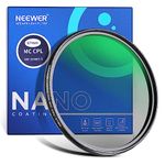 Neewer 67mm Polarizing Filter, 24 Layer Multi Resistant Nano Coated MC CPL Circular Polarising Filter, HD Optical Glass Polarizer/Ultra Slim/Reduce Reflection/Enhance Contrast/Reduce Glare