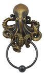 Deep Ocean Creature Octopus Kraken Warrior Decorative Resin Door Knocker Figurine