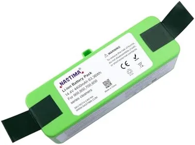 NASTIMA 1800LI Battery Replacement for iRobot Roomba 960 980 805 690 694 981 970 965 895 891 890 877 860 850 801 695 694 685 680 677 675 671 670 665 652 640 614 615