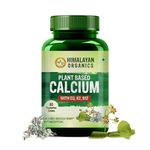Himalayan Organics Plant Based Calcium 650mg Supplement For Better Absorption | Healthy Bones And Heart | Recovery And Joint Support - 60 Veg Tablets
